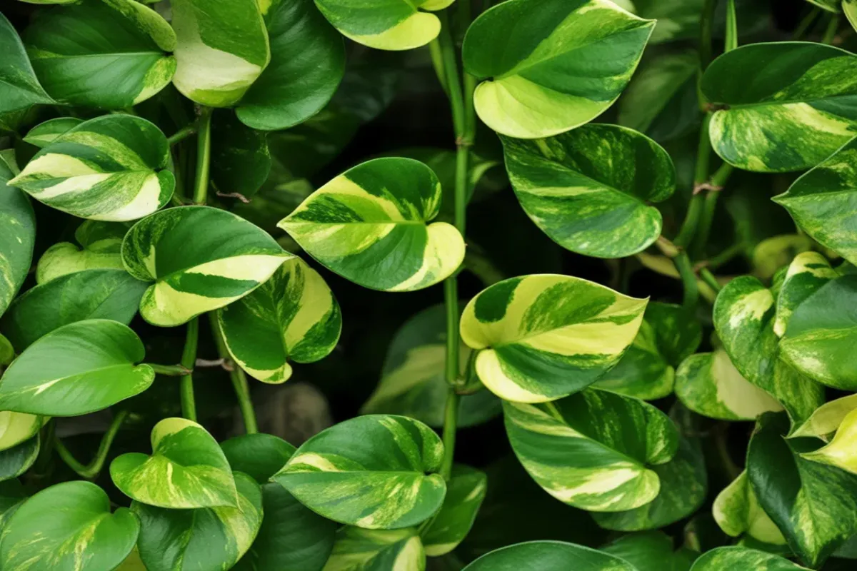 Beautiful Pothos plant with lush green leaves, illustrating care tips and propagation methods.